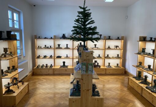 Besuch des Christbaum-Ständer Museum Lienzingen