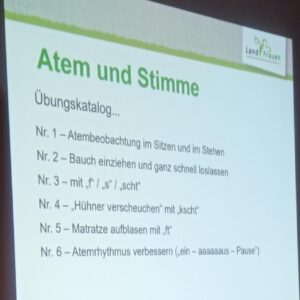 Gesunde Stimme